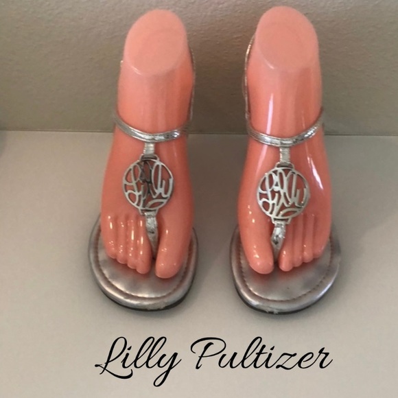 Lilly Pulitzer Shoes - Lilly Pulitzer Thong Wedge Sandals